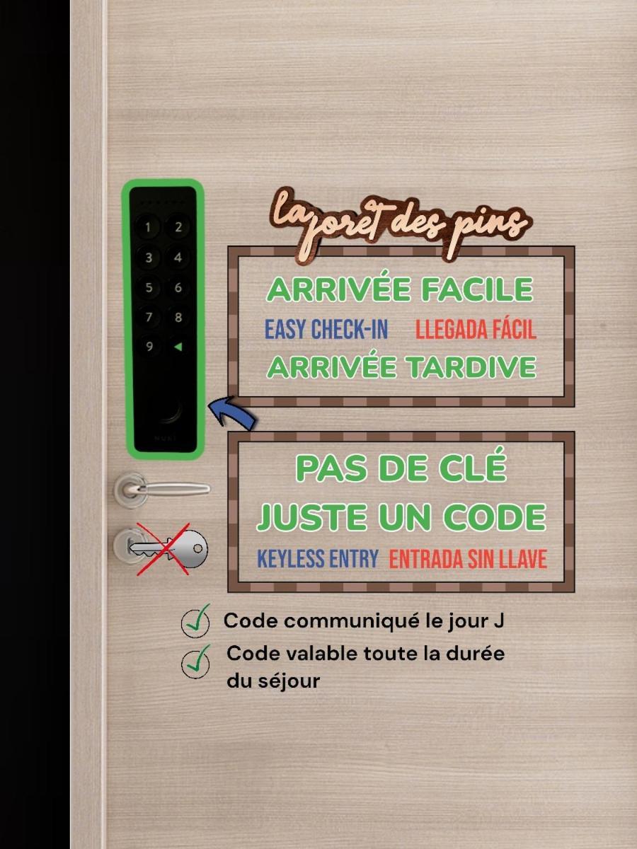 La Foret Des Pins - Free Check-in - Wifi - Parking Prive - Netflix - Draps & Serviettes Inclus